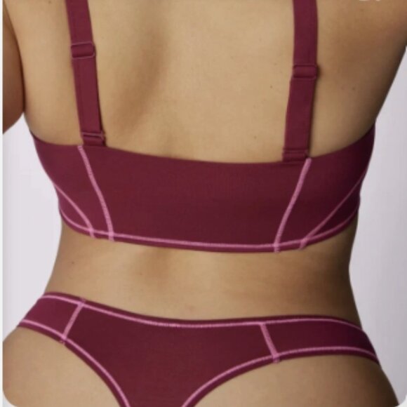 Parade vintage soft triangle bralette Lambrusco pop - Picture 2 of 9